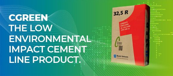 The future of Buzzi Unicem’s cements is CGreen. Know-how and innovation spawn the line of more sustainable cement products.