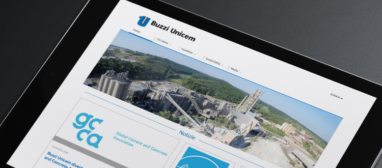 Buzzi Unicem: two new web sites online!